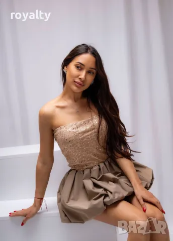 Стилна дамска рокля , снимка 3 - Рокли - 49713128