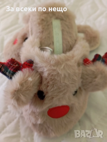 Коледни новогодишни чехли размер 27/28