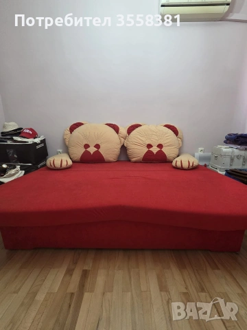 Диван с функция сън,като нов, снимка 4 - Дивани и мека мебел - 53844819