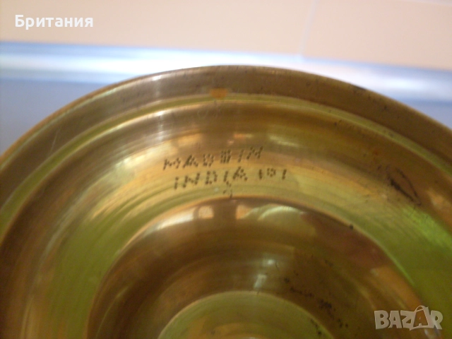 Бронзова ваза с маркировка., снимка 4 - Антикварни и старинни предмети - 52920928