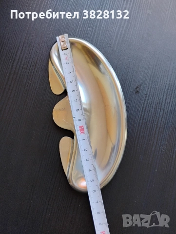 помощна чинийка от хром, снимка 5 - Чинии - 53833085