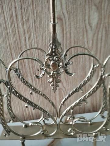 виктoриянска поставка за вестници и списания, снимка 3 - Антикварни и старинни предмети - 41562217