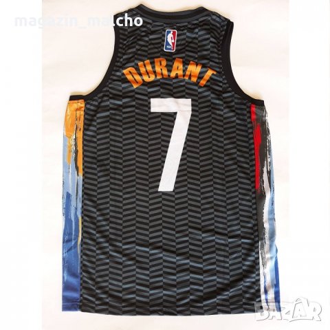Мъжки Баскетболен Потник – NBA BKLYN NETS DURANT 7; размери: S, XL и 2XL, снимка 2 - Баскетбол - 33875579