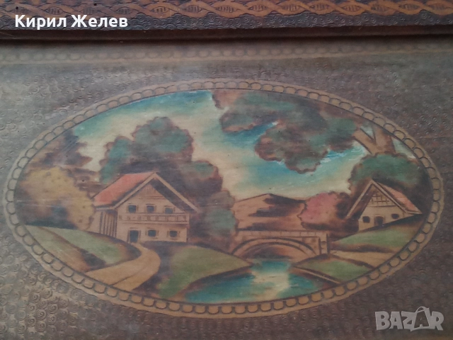 Тавичка стара дървена 51316, снимка 10 - Антикварни и старинни предмети - 51702874