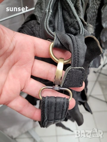 ЕСТЕСТВЕНА кожа голяма чанта рошава, ЕКСТРАВАГАНТНА!, снимка 5 - Чанти - 50655059