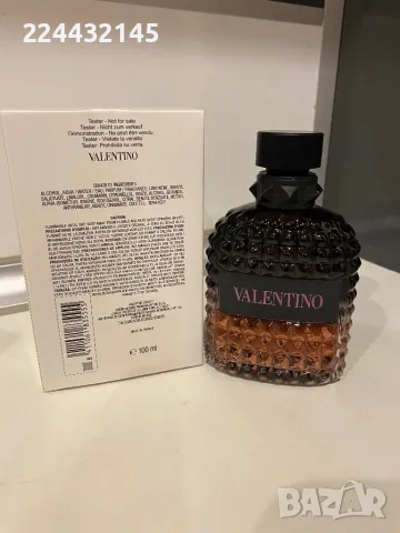 valentino uomo born in roma intense 100 ml EDP Tester , снимка 2 - Мъжки парфюми - 49596892