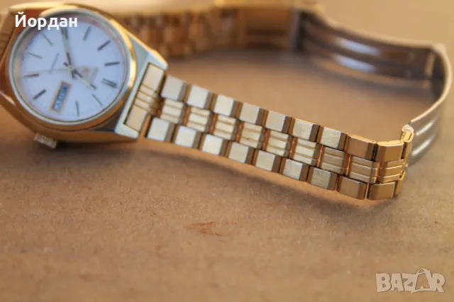 Дамски позлатен Японски часовник ''Seiko 5'' автомат  , снимка 11 - Дамски - 47593942