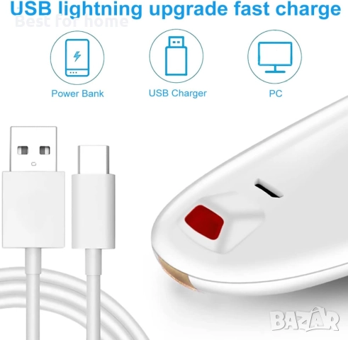 Акумулаторна машина за премахване на мъхчета, снимка 5 - Друга електроника - 52528478