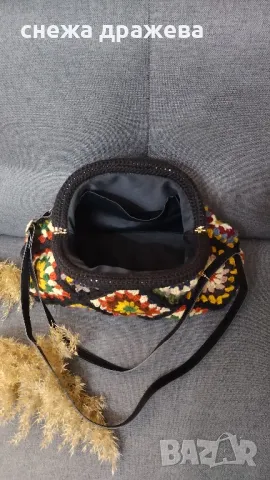 Плетена чанта Есен, снимка 3 - Чанти - 47435086