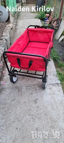 градинска згъваема количка , снимка 3 - Градински мебели, декорация  - 50307751