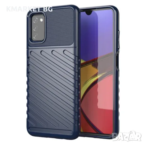Samsung Galaxy A03s Удароустойчив Twill Texture Калъф и Протектор, снимка 3 - Калъфи, кейсове - 48582751
