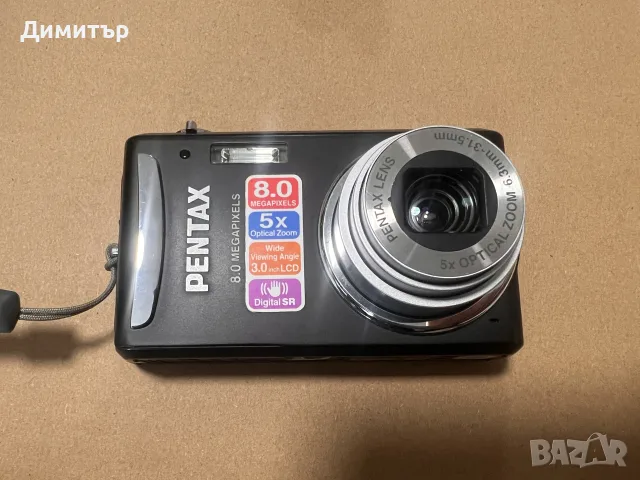 Фотоапарат Pentax Optio V20 Digital Camera - Black, снимка 11 - Фотоапарати - 56348590