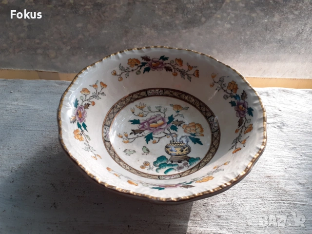 Mason's Много стар и рядък английски порцелан чиния