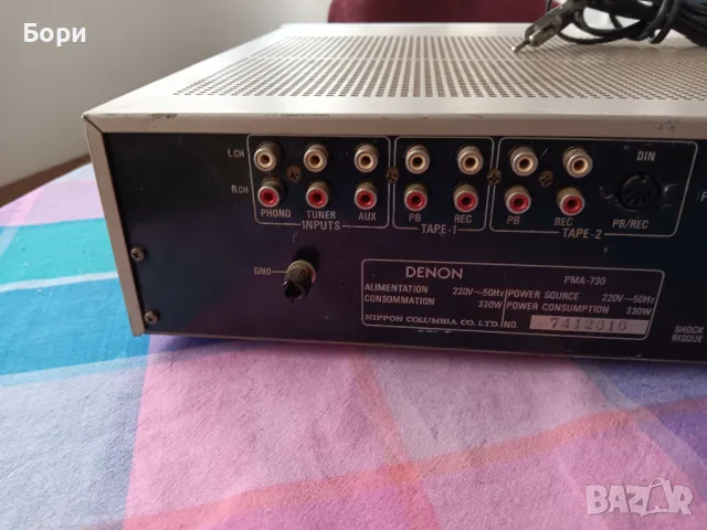 DENON PMA 730 Усилвател, снимка 10 - Ресийвъри, усилватели, смесителни пултове - 48492583
