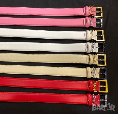 висококачествени колани от естествена кожа ysl saint laurent