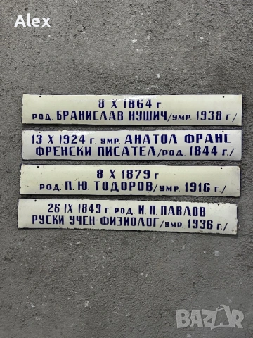 Емайлирани табели/табела