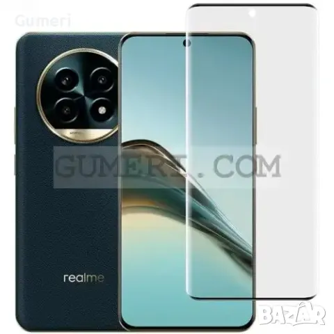 Realme 13 Pro 	Стъклен Протектор за Целия Екран Side Glue