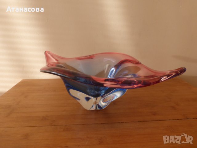 Стъклена фруктиера Мурано, снимка 4 - Аксесоари за кухня - 41323533