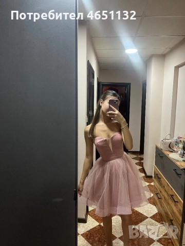 Официална/бална рокля; розова; ХS