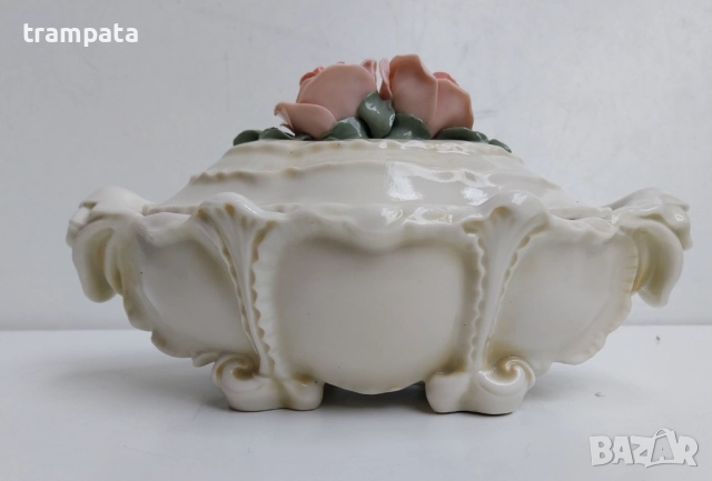 НАЙ ДОБРАТА ОФЕРТА Vintage Karl ENS Порцелан "Рози ", снимка 5 - Антикварни и старинни предмети - 52637595