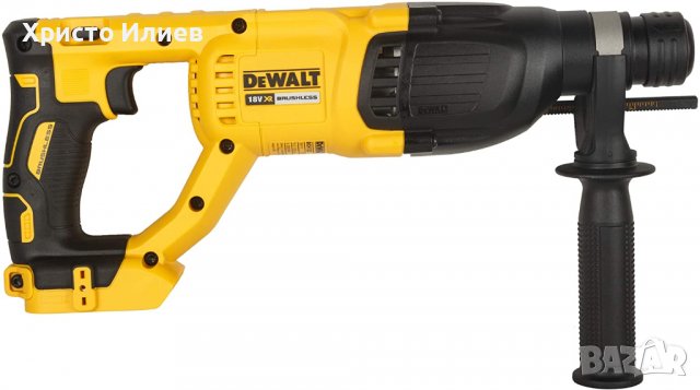 Dewalt Перфоратор Акумулаторен Безчетков 18V Батерия 4Ah Зарядно Куфар, снимка 4 - Бормашини - 39403631