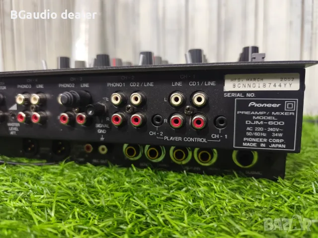 Pioneer DJM-600 – професионален 4-канален DJ пулт, снимка 8 - Ресийвъри, усилватели, смесителни пултове - 55791310