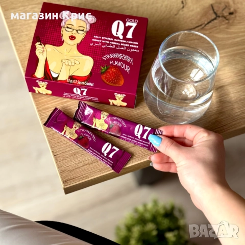 Женски афродизиак на течни сашета ягода Q7 Gold