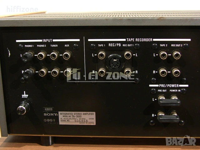 Усилвател   Sony ta-3650 /1 , снимка 8 - Ресийвъри, усилватели, смесителни пултове - 53694333