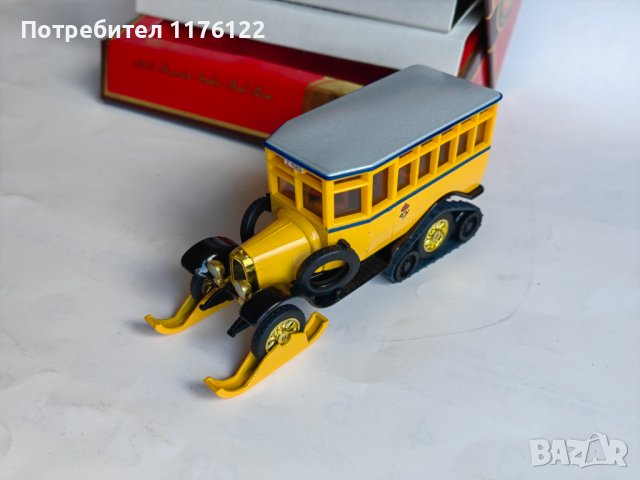 Matchbox MOY Y-16 '23 Scania-Vabis Post Bus Мачбокс Пощенски Автобус Скания Вабис Олдтаймер Нов, снимка 5 - Колекции - 41658831