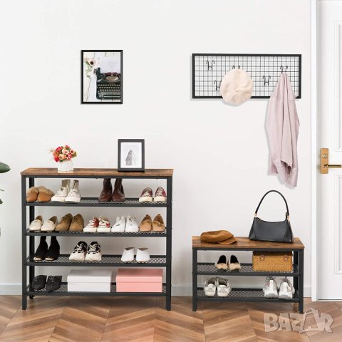 ПРОМОЦИЯ Шкаф за обувки / Рафт за обувки / Етажерка / Портманто BF85XJ01, снимка 6 - Шкафове - 42107524