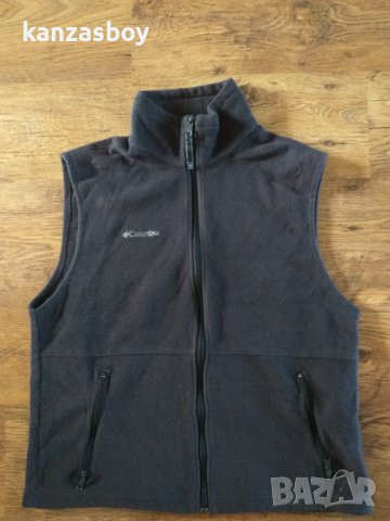 Columbia Men's Full Zip - страхотен поларен елек, снимка 5 - Други - 42450263