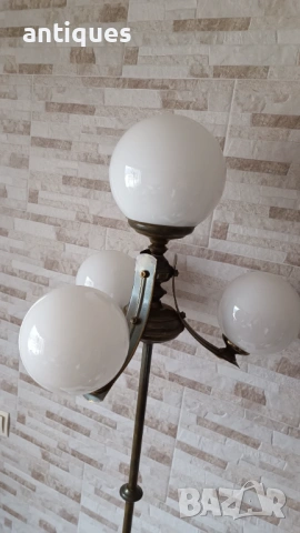 Стара месингова лампа - лампион - немски - Антика, снимка 9 - Антикварни и старинни предмети - 53005629