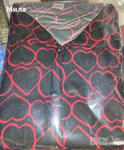 Дамска пижама с копчета 4XL, снимка 2 - Пижами - 53650743