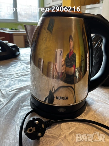 Електрическа кана MÜHLER – 1.7 л, инокс