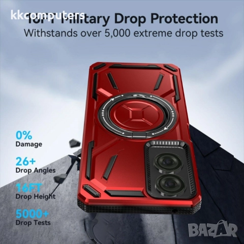 TCL 50 SE Magnetic Case Kickstand TPU+PC Удароустойчив Калъф и Протектор, снимка 5 - Калъфи, кейсове - 52705851