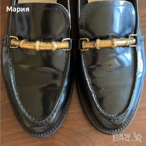 Кожени лоуфъри Loafers Massimo Dutti, снимка 3 - Дамски ежедневни обувки - 51894445