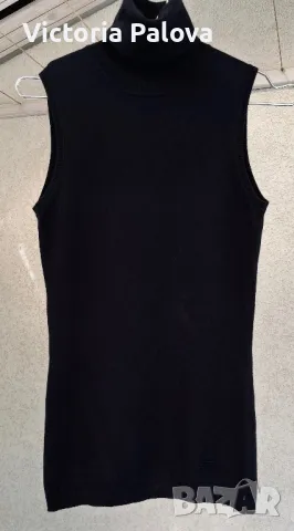 Черно поло без ръкави HALLHUBER DONNA Германия, снимка 5 - Корсети, бюстиета, топове - 47655790