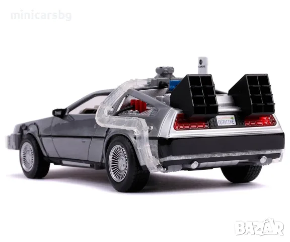 Метални колички: Back to the Future II – DeLorean машина на времето, метален модел 1:24, снимка 2 - Колекции - 55954027