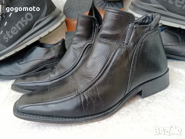 мъжки боти ULTRA JOVEM original N- 41 - 42, 💯% висококачествена естествена кожа, идеално запазени , снимка 12 - Мъжки боти - 50153390