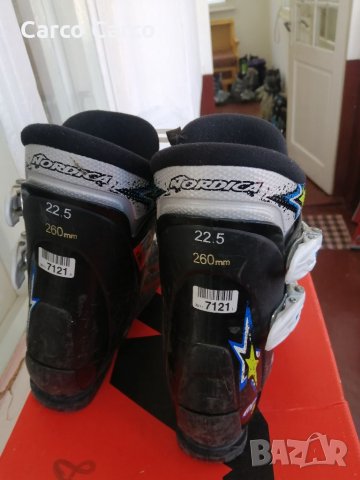 Детски Ски обувки 35 номер Нордика Nordika. Внос от Швейцария. Изпращаме с Еконт с опция преглед и т, снимка 3 - Зимни спортове - 35696071