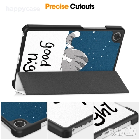 Lenovo Tab One 8.7" 2025 / Кожен калъф смарт кейс за таблет, снимка 12 - Таблети - 52008475