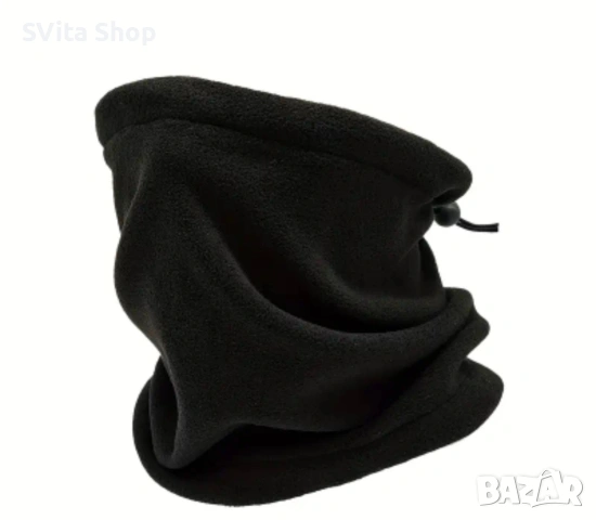 Зимен Шал-Шлем с мека флийс подплата, снимка 3 - Шалове - 53396058