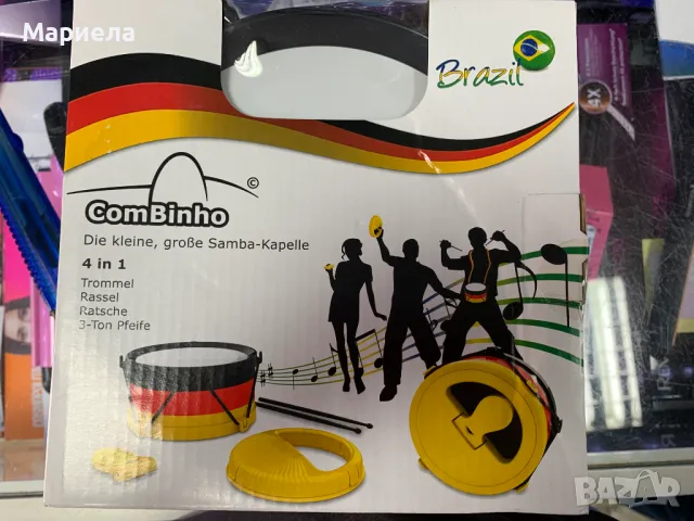 Детски Тамборим , Свирка , Дрънкалка , Пандейро / Детски Музикални Инструменти, снимка 2 - Музикални играчки - 47299295