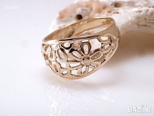 Златен пръстен МАРГАРИТИ 3.31 грама/размер №62-63, снимка 2 - Пръстени - 41586787