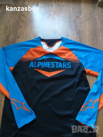 alpinestars mesa l/s jersey - страхотно мъжко джърси L, снимка 5 - Спортни дрехи, екипи - 47583979