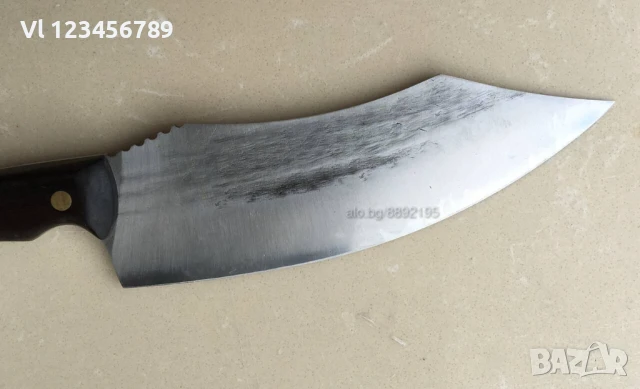 Широк японски нож с ковано острие, фултанг, 5Cr15Mov, снимка 2 - Ножове - 50815570