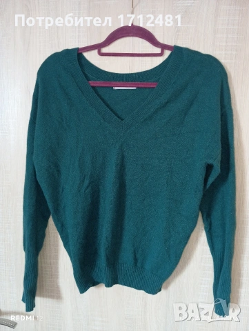 100% кашмир, снимка 4 - Блузи с дълъг ръкав и пуловери - 53632690