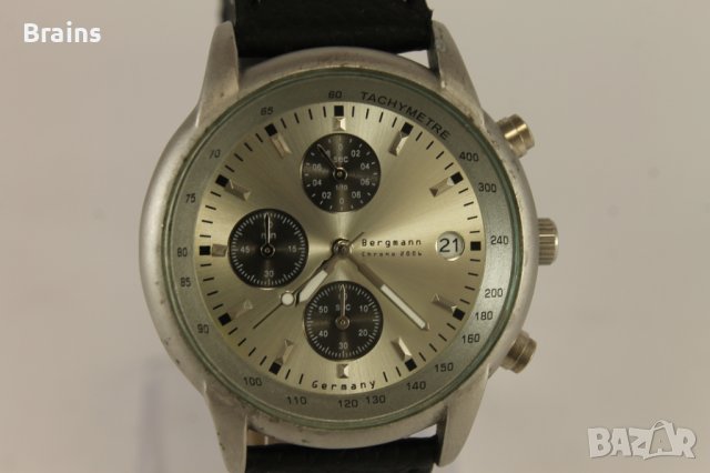 BERGMANN Мъжки Кварцов Хронограф Немски, снимка 4 - Мъжки - 41657536
