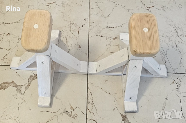 Дървени стойки за баланс, подходящи за акробатика, гимнастика и йога тренировки