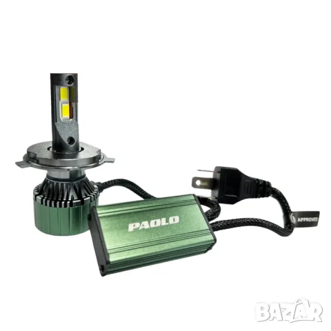 LED крушки M9 PRO H4 60W 6000K комплект 2 броя, снимка 3 - Аксесоари и консумативи - 55864634